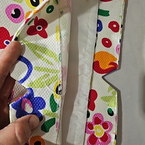 Eagle's eye, Multi-colored, Mini skirt, Floral, White, Lined, 100% Cotton, Sz 12 - Picture 10 of 10